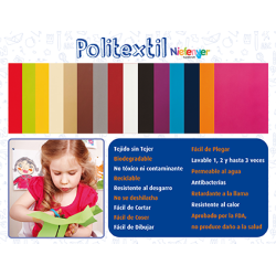 Roll of polytextile pink