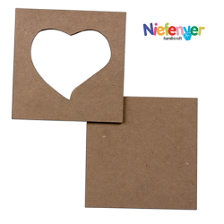 Pack of 5 Hearts 12x12 cm.